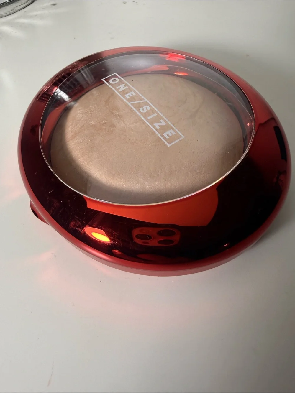 one size pressed powder shade light
